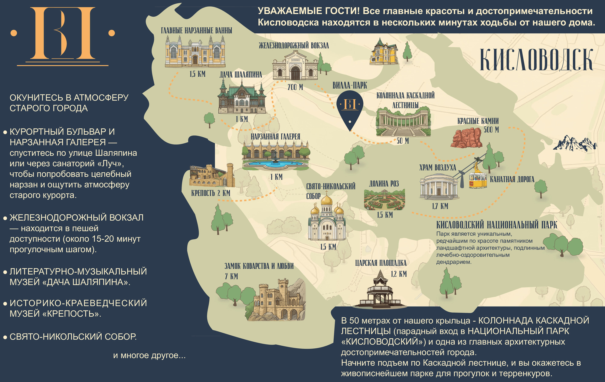 Карта достопримечательностей